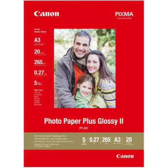 Фотобумага Canon Photo Paper Glossy 260г/м кв, PP-201 A3, 20л (2311B020BA)