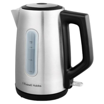 Электрочайник Russell Hobbs Heaton, 1.7л, нержавеющая сталь, серебристо-черный (27380-70)