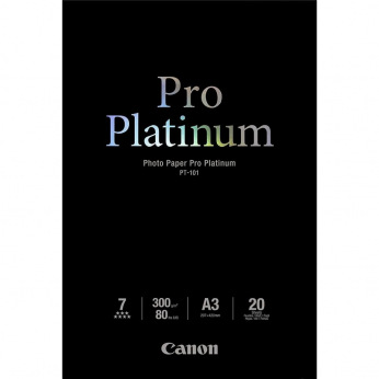Фотобумага Canon Pro Platinum Photo Paper PT-101, A3, 20л (2768B017AA)
