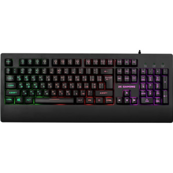 Клавіатура 2E Gaming KG330 LED Ukr (2E-KG330UBK) Black USB (2E-KG330UBK)