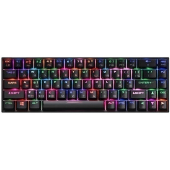 Клавіатура бездротова 2E Gaming KG380UBK-BL RGB Gateron Blue Switch Ukr (2E-KG380UBK-BL) Black USB/Bluetooth (2E-KG380UBK-BL)