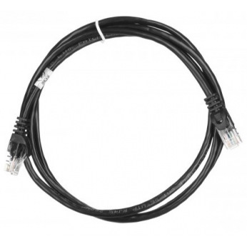 Патч-корд 2E Cat 6,UTP,RJ45, 26AWG ,7/0.16 Cu, 0.20 m, PVC,Black (2E-PC6COP-020BK)