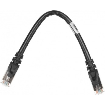 Патч-корд 2E Cat 6,S-FTP экран оплётка фольга,RJ45, 4Х2 27AWG ,7/0.14 Cu, 0.20 m, PVC,Black (2E-PC6SFTPCOP-020BK)