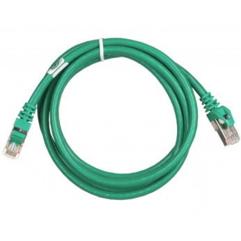 Патч-корд 2E Cat 6,S-FTP экран оплётка фольга,RJ45, 4Х2 27AWG ,7/0.14 Cu, 1.50 m,PVC, Green (2E-PC6SFTPCOP-150GRN)