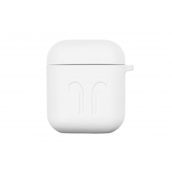 Чохол 2E Pure Color Silicone Imprint (1.5mm) для Apple AirPods (2E-AIR-PODS-IBSI-1.5-WT)