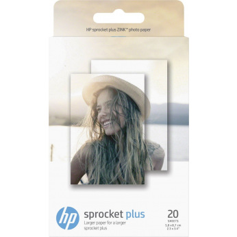 Фотобумага с клеющим слоем HP ZINK Sticky-Backed Photo Paper 5,8 x 8,7 см, 2,3" х 3,4", 20л (2LY72A)