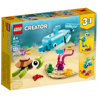 Конструктор LEGO Creator Дельфін і черепаха 31128 (31128)