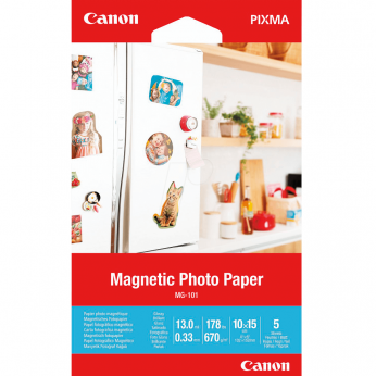 Фотобумага магнитная Canon 4*6 Magnetic Photo Paper MG-101, 5л (3634C002)