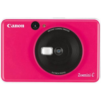 Портативна камера-принтер Canon ZOEMINI C CV123 Bubble Gum Pink + 30 листов Zink PhotoPaper (3884C035)
