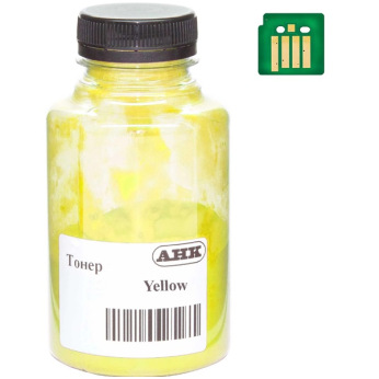 Тонер та Чіп для Xerox Yellow (006R01696) АНК  Yellow 90г 50000225