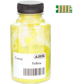 Тонер та Чіп для Xerox Yellow (106R03533) АНК  Yellow 240г 50000531