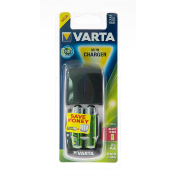Зарядное устройство VARTA Mini Charger + 2AA 2100 mAh NI-MH (57646101451)
