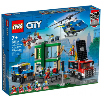 Конструктор LEGO City Полицейская погоня в банке 60317 (60317)