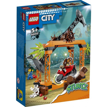 Конструктор LEGO City Stuntz Каскадерське завдання «Напад Акули» (60342)
