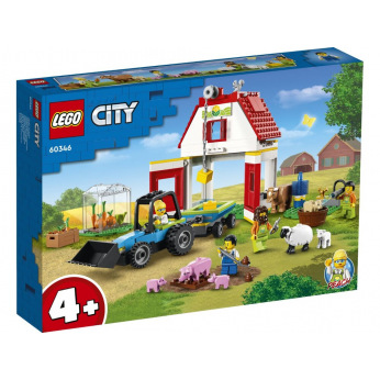 Конструктор LEGO City Farm Животные на ферме и в хлеву (60346)