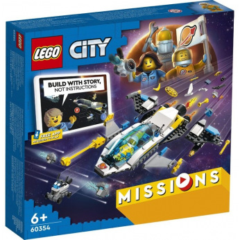 Конструктор LEGO City Missions Миссии исследования Марса на космическом корабле (60354)