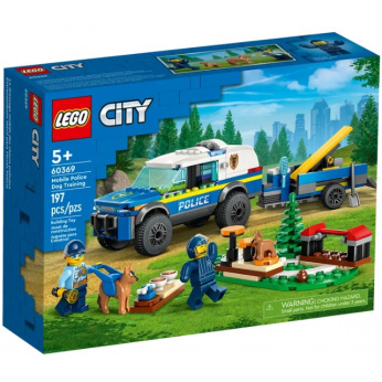 Конструктор LEGO City Мобильная площадка для дрессировки полицейских собак (60369)