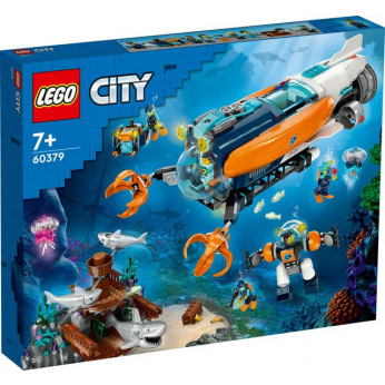 Конструктор LEGO City Глубоководная исследовательская подводная лодка (60379)