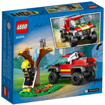 Конструктор LEGO City Fire Пожежно-рятувальний позашляховик (60393)