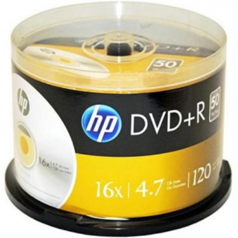 Диски DVD+R HP (69319 /DRE00026-3) 4.7GB 16x, шпиндель, 50 шт (69319 /DRE00026-3)