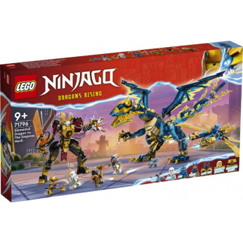 Конструктор LEGO Ninjago Стихийный дракон против робота Императрицы (71796)