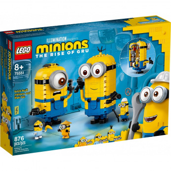 Конструктор LEGO Minions Составленные из кубиков миньоны и их логово (75551)