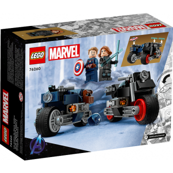 Конструктор LEGO Marvel Мотоциклы Черной Вдовы и Капитана Америка (76260)