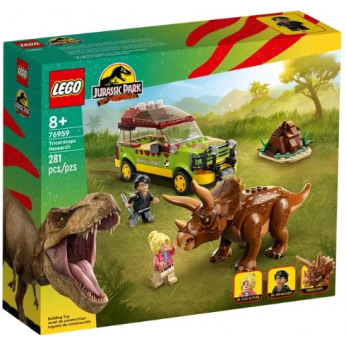 Конструктор LEGO Jurassic Park Исследование трицератопсов (76959)