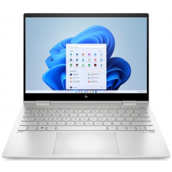 Ноутбук HP ENVY x360 13-bf0008ua 13.3" WQXGA IPS Touch, Intel i5-1230U, 16GB, F512GB, UMA, Win11, сріблястий (826D5EA)