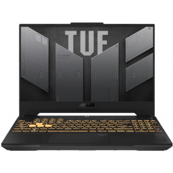 Ноутбук ASUS TUF Gaming F15 FX507ZV4-HQ039 15.6" WQHD IPS, Intel i7-12700H, 16GB, F512GB, NVD4060-8, NoOS, Сірий (90NR0FA7-M007B0)