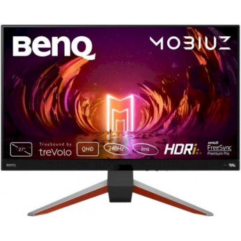 27" 16:9 IPS ігровий РК монітор, 1920х1080, 240 Гц , 1 мс, AMD FreeSync, HDR10, 2xHDMI 2.0/1xDP 1.4/2 EX270QM METALLIC GREY (9H.LL9LJ.LBE)