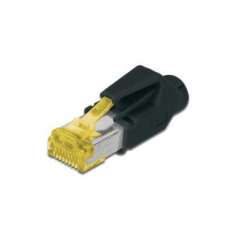 Конектор DIGITUS RJ45 CAT 6A STP, круглий кабель, з ковпачком (A-MO6A8/8HRS)