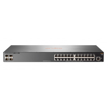 Коммутатор HPE Aruba 2930F-24G + 24xGE+4xGE-SFP, L2/L3, LT Warranty (JL259A)