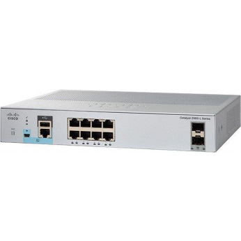Комутатор Cisco Catalyst 2960L 8 port GigE, 2 x 1G SFP, LAN Lite (WS-C2960L-8TS-LL)