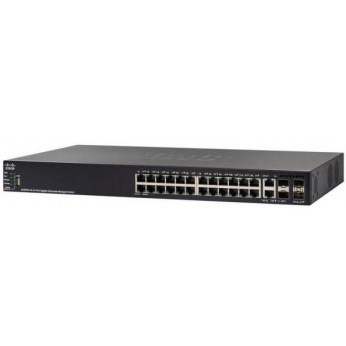 Коммутатор Cisco SG550X-24 24-port Gigabit Stackable Switch (SG550X-24-K9-EU)