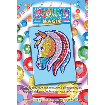 Набір для творчості Sequin Art SEQUIN MAGIC Кінь  (SA0904)