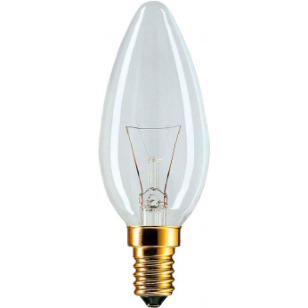 Лампа накаливания Philips E14 40W 230V B35 CL 1CT/10X10F Stan (926000006814)