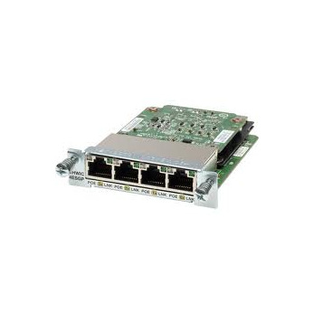 Модуль Cisco Four port 10/100/1000 Ethernet switch interface card (EHWIC-4ESG=)