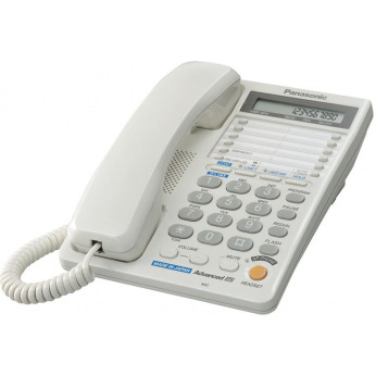 Дротовий телефон Panasonic KX-TS2368RUW White (дволінійний) (KX-TS2368RUW)