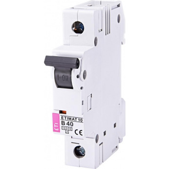 Автоматичний вимикач ETIMAT 10 1p B 40А (10 kA) (2121720)