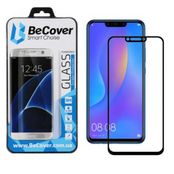Захисне скло BeCover для Huawei P Smart+ Black (702570) (702570)