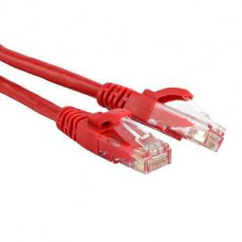 Патч-корд UTP Atcom RJ45, Cat.6, мідь, 2 м, червоний (9215)