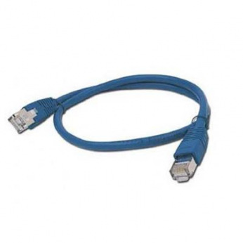 Патч-корд UTP Cablexpert (PP12-3M/B) cat.5Е, литий, 50u штекер із засувкою, 3м, синій (PP12-3M/B)
