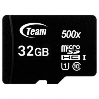 Карта пам`ятi MicroSDHC  32GB UHS-I Class 10 Team (TUSDH32GCL10U02) (TUSDH32GCL10U02)