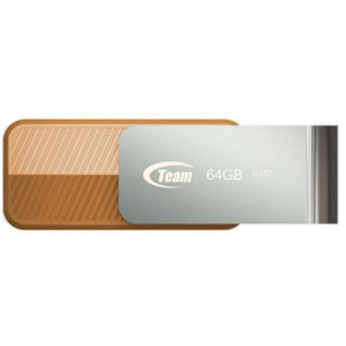 Флеш-накопитель USB 64GB Team C142 Brown (TC14264GN01) (TC14264GN01)