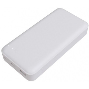 Портативное зарядное устройство 2Е 20000mAh, DC 5V, 2.1A, Type-C, MicroUSB, USB-А, white (2E-PB2004-WHITE)