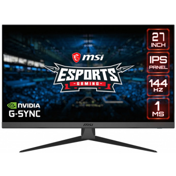 Монитор LCD 27" MSI Optix G272, IPS, 1920x1080, Flat, 165Hz, 1ms (OPTIX_G272)