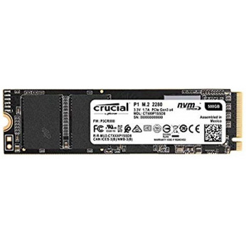 Твердотельный накопитель SSD M.2 Crucial 500GB P1 NVMe PCle 3.0 x4 2280 (CT500P1SSD8)
