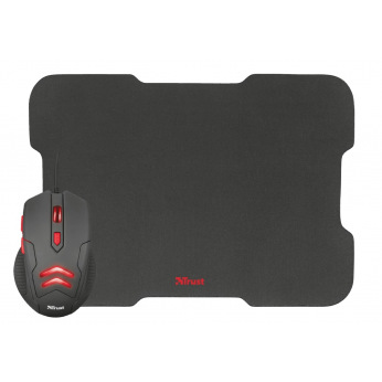 Миша + коврик TRUST Ziva Gaming mouse with Mouse pad BLACK (21963_TRUST)