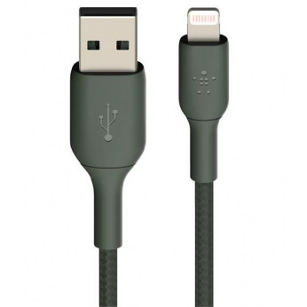 Кабель Belkin USB-A - Lightning, 1m, PVC, midnight green (CAA001BT1MMG)